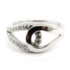 White 'Goddess' Silver Ring
