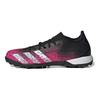 adidas Predator Freak .3 Удобные TF (Резиновые шипы) Нескользящие Прочные Футбольные Бутсы Мужские Футбольные Бутсы Черно-Розовые FW7520