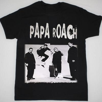 Новая забавная футболка Papa Roach Jumping в подарок фанату, черная, всех размеров, унисекс
