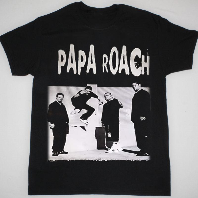 Новая забавная футболка Papa Roach Jumping в подарок фанату, черная, всех размеров, унисекс