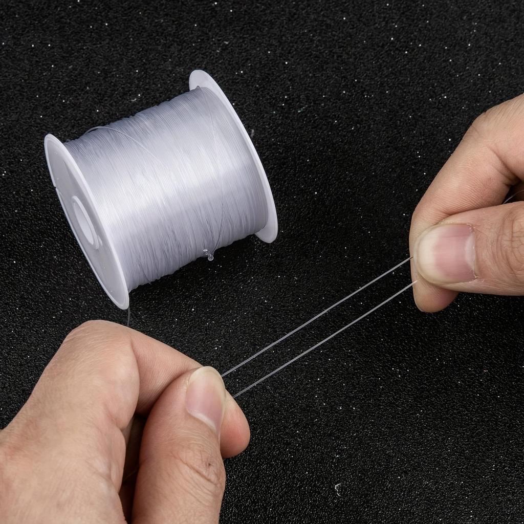 Прозрачная хрустальная леска для бисероплетения и DIY-аксессуаров, 0,2 мм - 0,8 мм