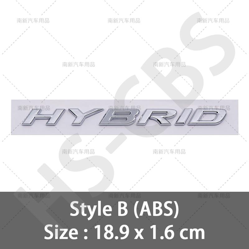 ABS Oil Electric Hybrid Vehicle Logo Car Rear Trunk Emblem Badge For Lexus RX270 RX350 CT200H GX400 ES350 ES300h NX300 NX200t LX