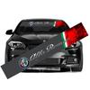 IJOPV1 Car Windshield Reflective Sticker Decal for Alfa Romeo Giulia GT Giulietta 156 159 155 Mito Stelvio Tonale Brera Spider Gloria