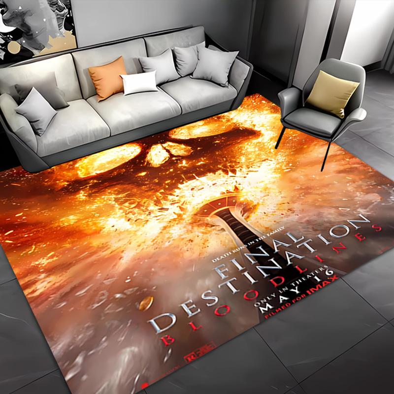 1pc Final Destination Bloodlines Entrance Mat, Non-Slip Mat Area Rug,Room Decor, Outdoor Decor, Kitchen Rug,Doormat - Machine Washable, Easy to Clean