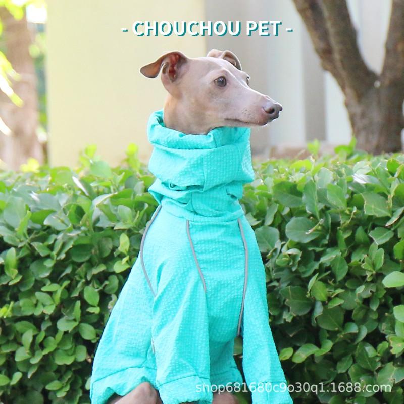 Waterproof Quick-Dry Raincoat Small Medium Dogs Italian Greyhound Whippet Pet Outdoor Jacket Winter
