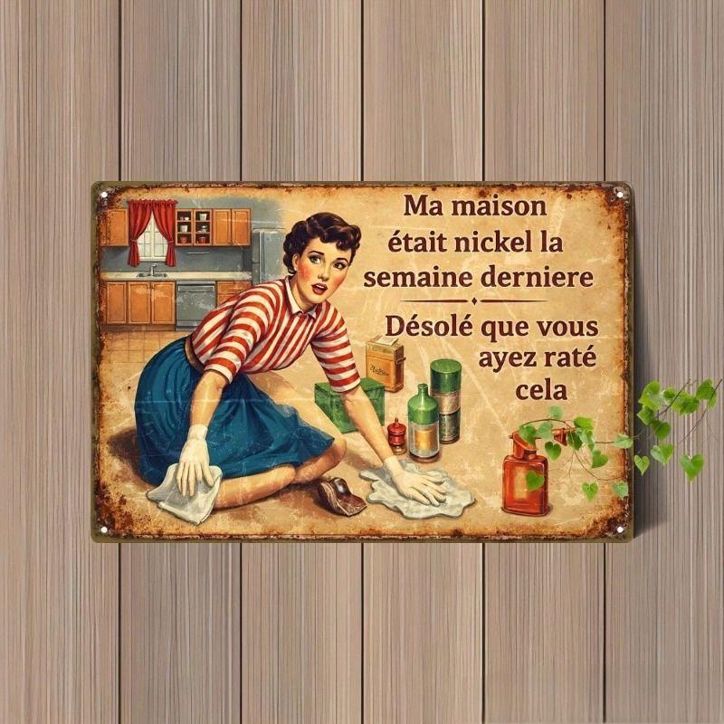 Винтажная металлическая жестяная табличка для гаража, бара, настенный декор