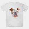 T Shirt Women English Bulldog Face Harajuku Print Kawaii Tshirt Summer Short Sleeve Female T-Shirt Top Tee
