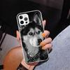 Siberian Husky Dog Phone Case For iPhone 17 Air 16 Pro Max 16E 15 + 14 Plus 11 12 13 Mini 7 8 SE Gift Print Cover Fundas 17 Air