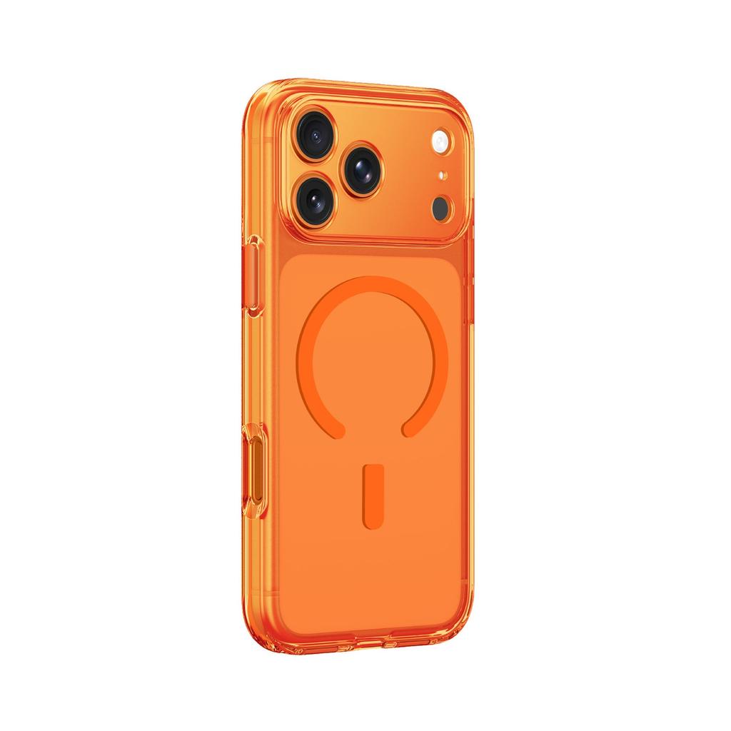 Etui Pokrowiec Na Iphone 17 Pro Minimal Mag Lens Case - Pomarańczowy