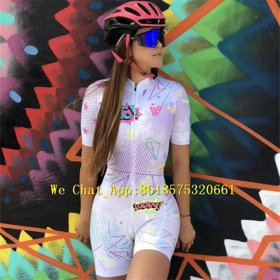 2025 Женский триатлонный велокомбинезон Летний короткий рукав Купальный костюм Индивидуальная одежда для велоспорта Комбинезон Ropa Ciclismo