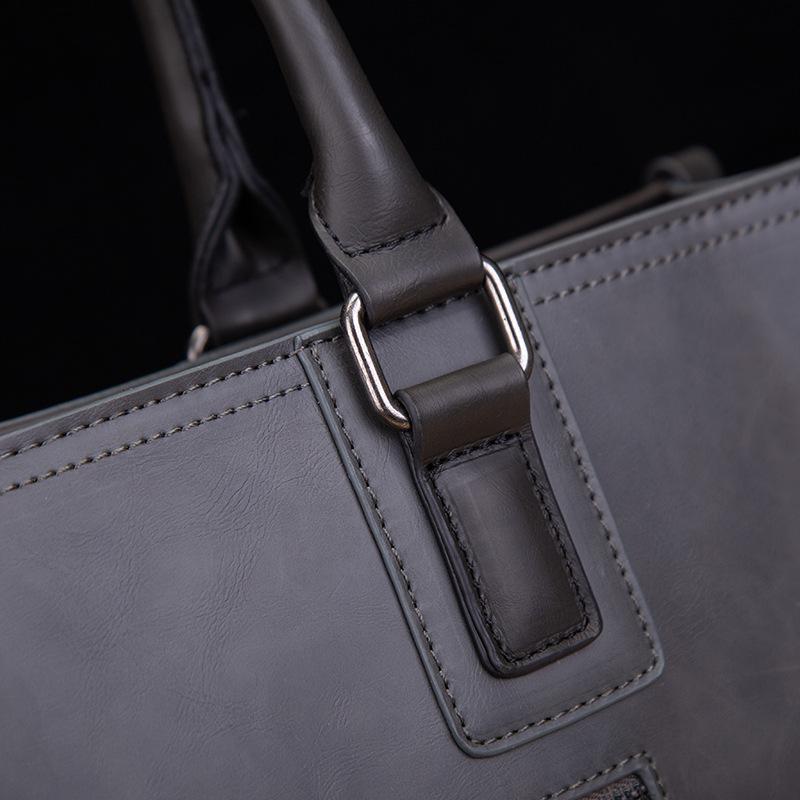 Мужская сумка через плечо Business Commuter Messenger Bag 14 дюймов Компьютерная сумка Швейный износостойкий портфель