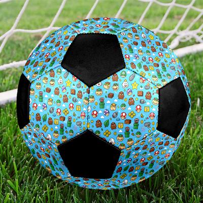 1pc Super Mario Football Soccer Ball Size 5 Indoor Soccer Ball Fashion Colorful Backyard Game -Great For Sports Fans Gift HE42
