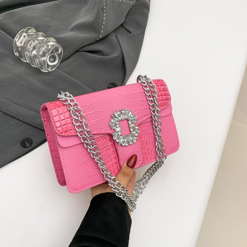 Повседневная и модная наплечная сумка, красивая цепочка, маленькая сумка, женская новая весенняя сумка-мессенджер, персонализированная маленькая квадратная сумка