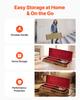 Electric Guitar Hard Case, 1050 MM, Rectangle Wooden Hard-Shell Protective Carrying Case, with Lock Latch, Padding, Accessory Compartment, Key, for 39
