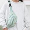 Outdoor Waist Bag Women Casual Fanny Bum Bag Running Jogging Belt Pouch Zipped Mobile Phone Bag Chest Pack Crossbody Purse