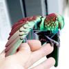 Симулированный глаз 3D-печатная модель попугая Сверкающее Гибкое Животное 3D-печатный попугай Животное Вращающиеся Подвижные Суставы