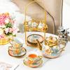 High-End Tea Set Ceramic Coffee Cup Set Scented Tea English Afternoon Tea Flower Home Living Room Office