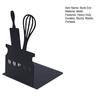 Metal Book Ends for Shelves Black Kitchen Essentials Design Bookends for Home Office Decor Heavy Duty Non-skid Book Ends Stationery Supplies