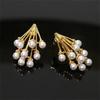 Сложные элегантные модные французские винтажные серьги-гвоздики, жемчужные украшения, бестселлер, очаровательные ретро-уникальные женские серьги-шарики