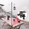 1-5 шт. Лампа для кемпинга, настольный зажим, настольный зажим, стойка для света, многофункциональное крепление для настольной лампы для света, камеры, микрофона