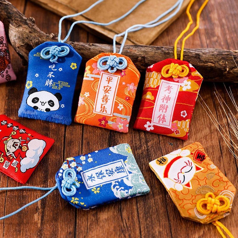 Amulet New Year's Blessing Carp Women Key Chain Lucky Amulet Pray Pendant Embroidered Sachet