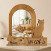 Wood Pet Photo Frame Dog/Cat Shape Photo Album Frame Picture Frame  Pet Lovers