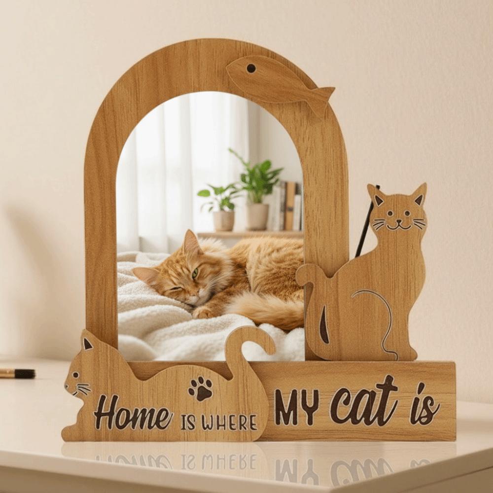 Wood Pet Photo Frame Dog/Cat Shape Photo Album Frame Picture Frame  Pet Lovers