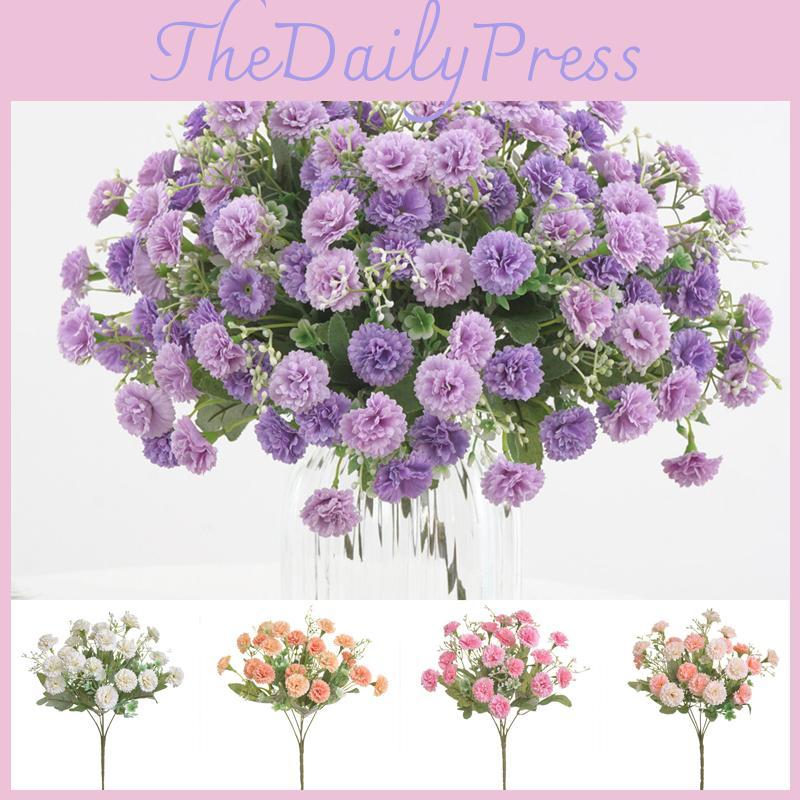 Маленькие сиреневые шелковые цветы гортензии, идеально подходящие для свадеб и украшений для вечеринок