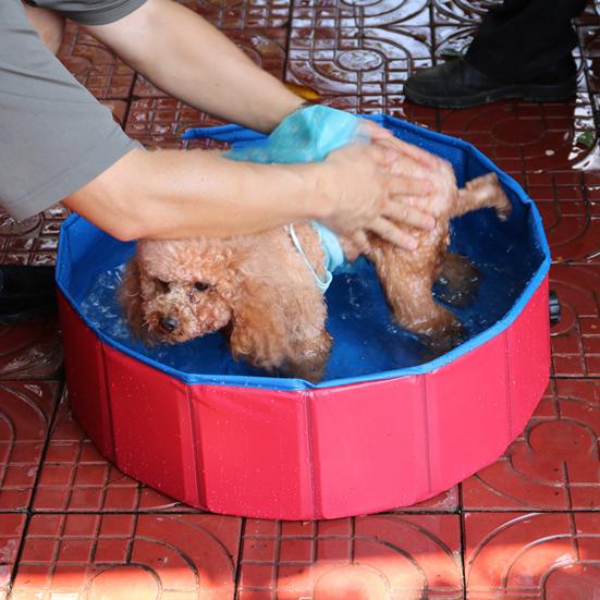 Складная песочница из ПВХ, квадратный бассейн для игр с песком для детей, портативная пляжная игрушка, ванна для домашних животных, усиленное основание, многоразовый набор для игр с песком