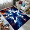 1PC Creative Five-pointed Star Pattern Carpet for Living Room Bedroom Bedside Floor Mat Sofa Table Area Rugs Home Decor