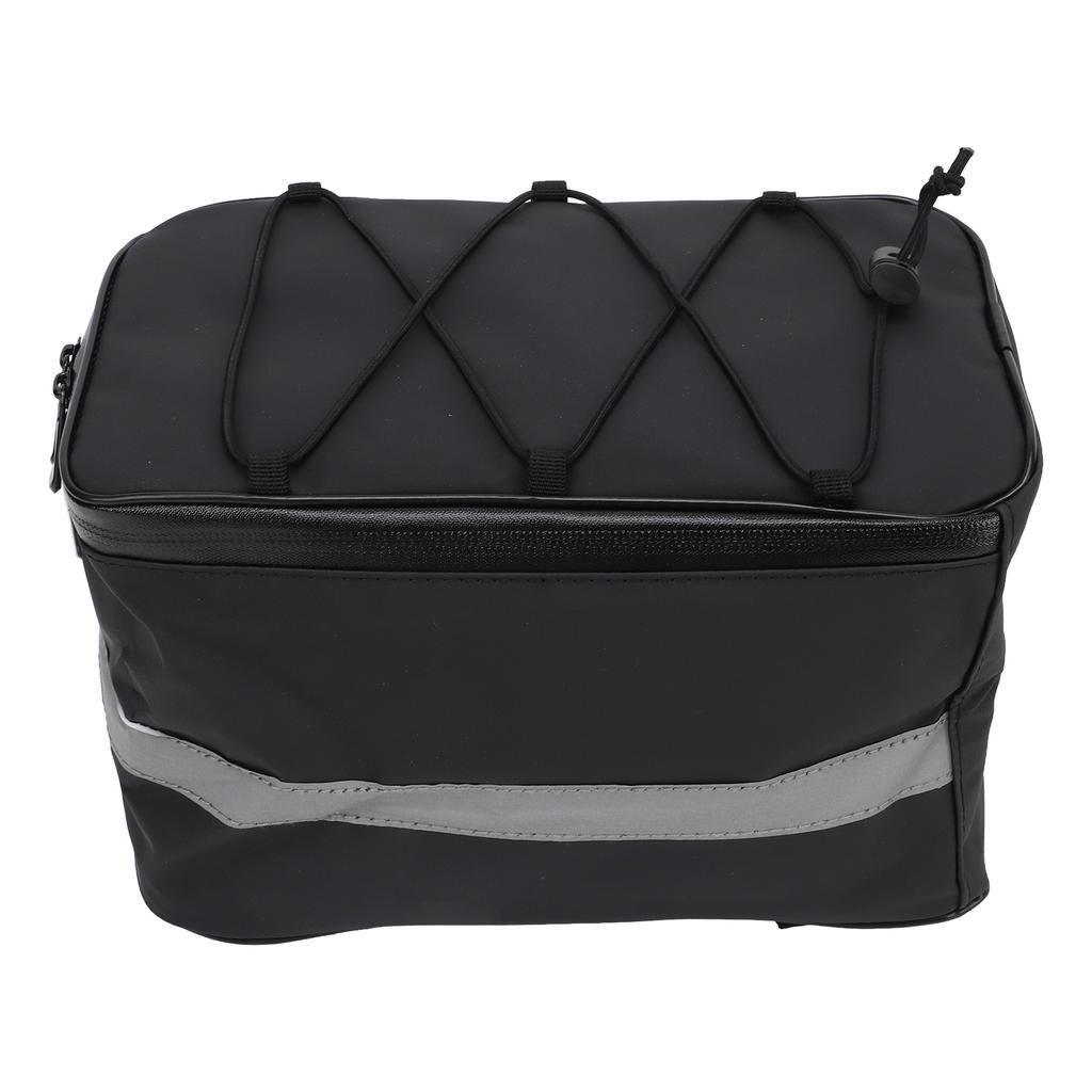 Сумка для заднего багажника велосипеда, водонепроницаемая, светоотражающая, большой емкости, с чехлом для дождя