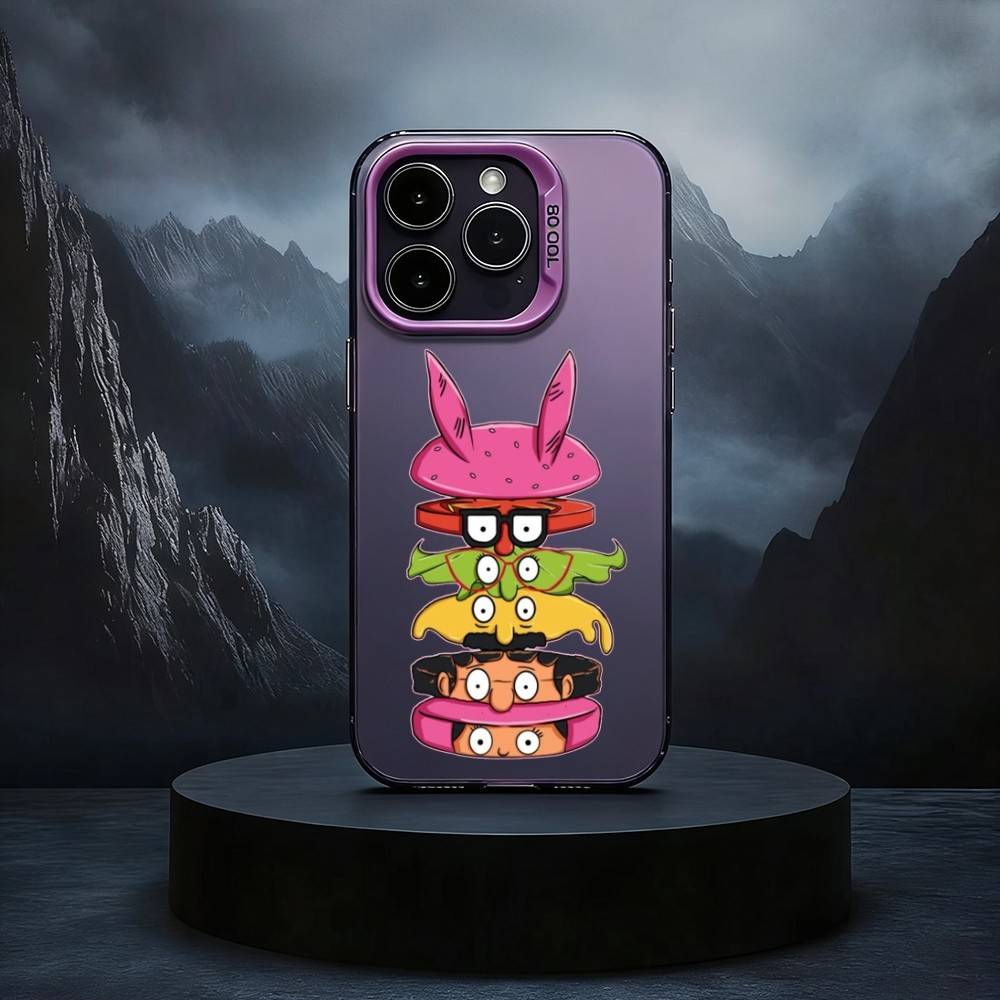 B-Bob's B-Burgers-RS Black Candy silver phone case Phone Case For iPhone17,16,15,14,13,12,11 Plus,Pro Max
