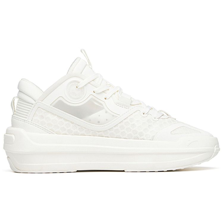 Anta C37 2.0 дышащие легкие кроссовки средней высоты женские кроссовки цвета слоновой кости и белого 922228082-3