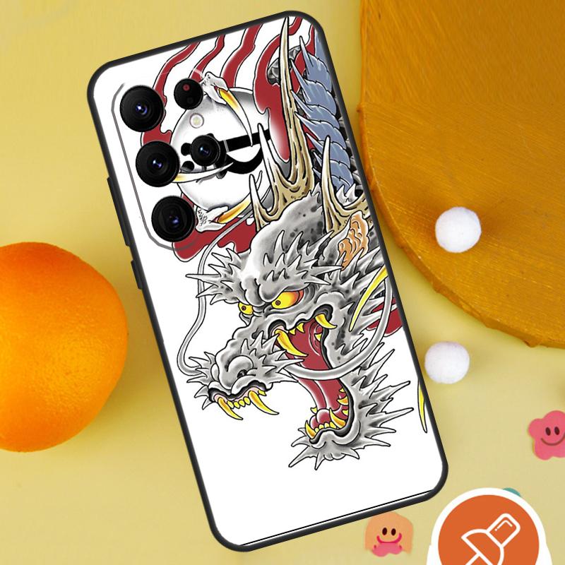 Чехол Yakuza Dragon Tattoo для Samsung Galaxy S23 S22 S21 Ultra S20 FE S8 S9 S10 Plus Note 10 20 Ultra