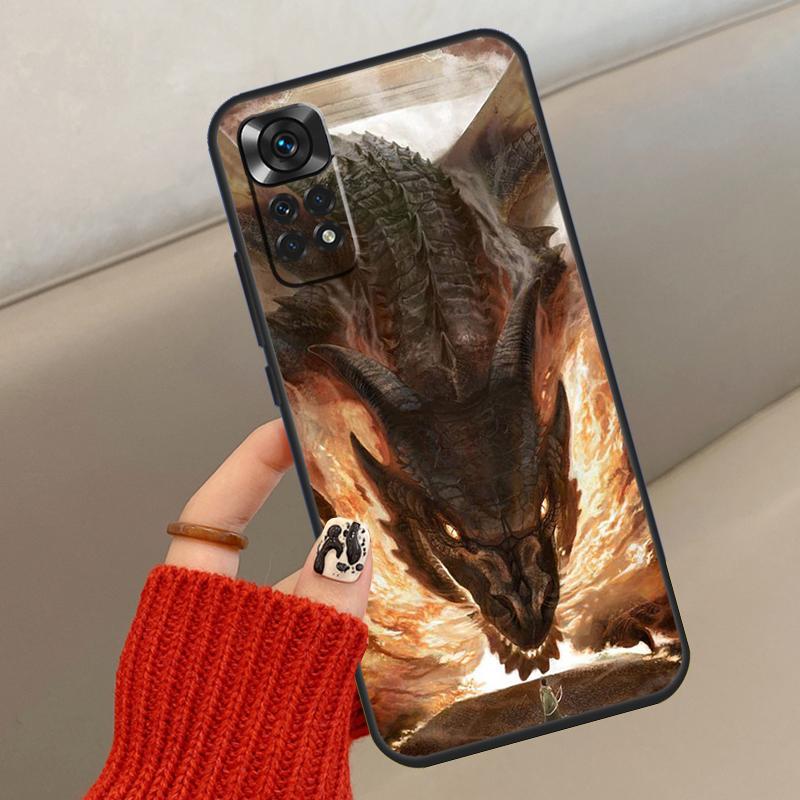 Крутой художественный чехол с драконом для Xiaomi Redmi Note 14 13 12 11 10 15 Pro Plus Чехол для Redmi 15 15C 12C 10C 13C 14C