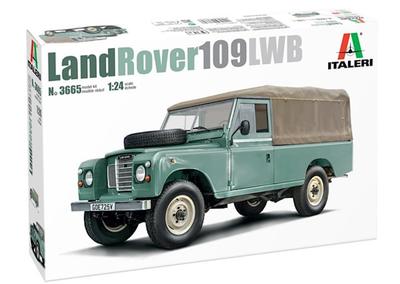 Пластиковая модель PLATZ Italeri Land Rover 109 LWB с инструкцией на японском языке IT3665 1/24 (Машина)