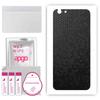 apgo Protective Skin Sticker for the Back Compatible with Apple iPhone 6s, Wrap Film, Foil, Vinyl - Pattern Black Honeycomb