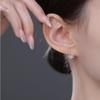 Сердце Бабочка Цирконий U-образные Пусеты: Современный, Художественный, Стиль легкой роскоши для женщин