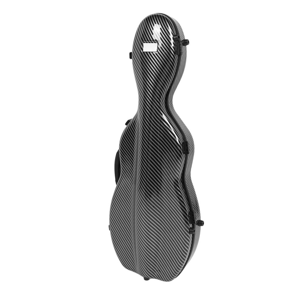 Кейс для скрипки из углеволокна, полноразмерный, чехол для переноски скрипки с 2 плечевыми ремнями и гигрометром для 4/4 3/4 1/2 1/8