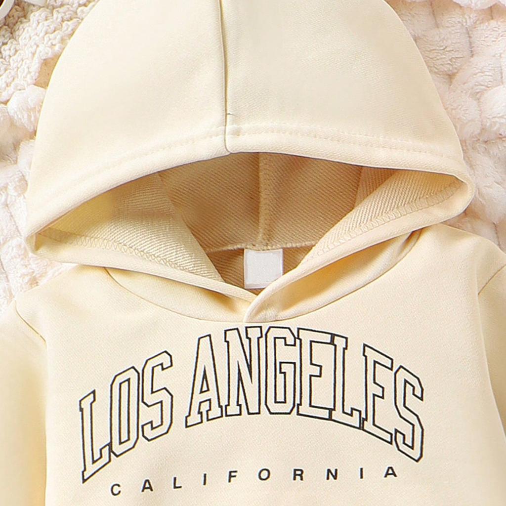 Модный комплект для девочек, осенне-зимний детский повседневный спортивный комплект из трех предметов с капюшоном и однотонными брюками-халтерами