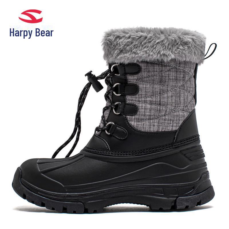 Мужские зимние ботинки Habibear для сноуборда — мягкие, теплые, с большой головой