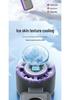 Portable Rechargeable Turbo Ice Pack Handheld Neck Fan with Digital Display