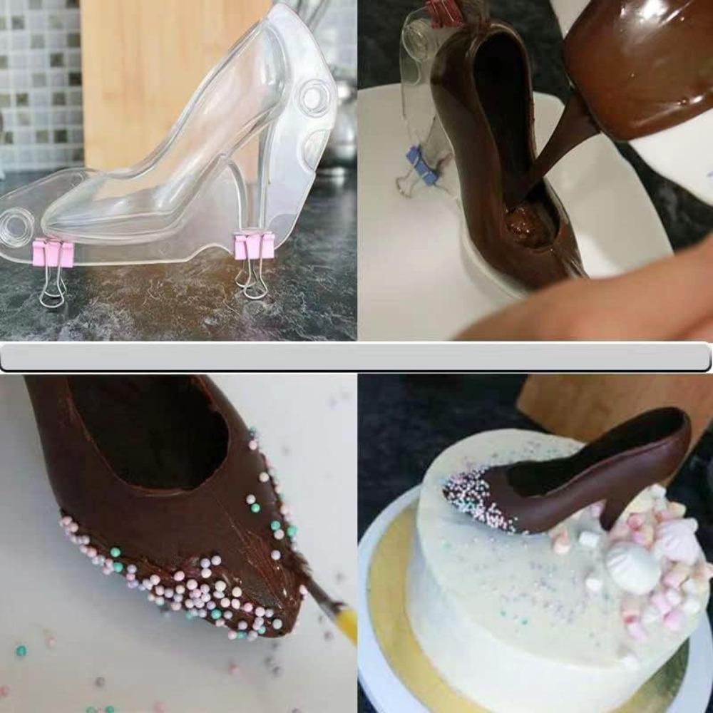 3D High Heel Shoe Silicone Mold For Fondant Chocolate Candy Jelly Sugar Art