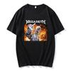 Megadeth I Dont Care Графические Футболки с Мерчем Круглый Вырез Летние Короткий Рукав Унисекс Уличная Одежда Хип-Хоп Тяжелый Унисекс Футболки