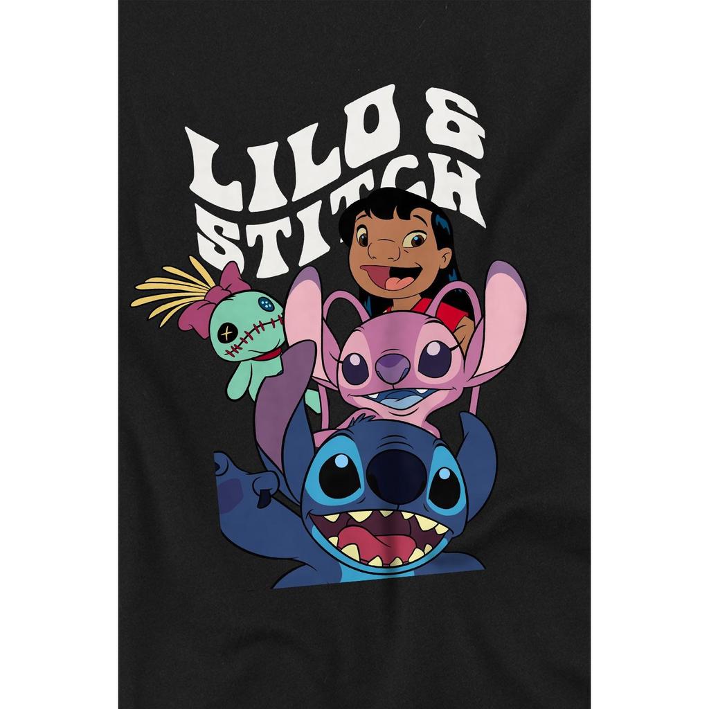 Lilo & Stitch Детская/Подростковая футболка с коллажем персонажей