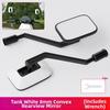 Convex Large Field Electric Scooter Rearview Mirror  for Three Wheeled Motorcycle
