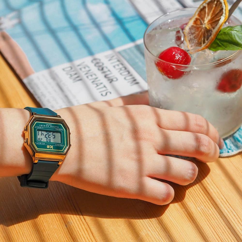 Authorized Distributor [Ice Watch] Ice Watch Digital Ladies 022069 ICE Digit Verdigris Small