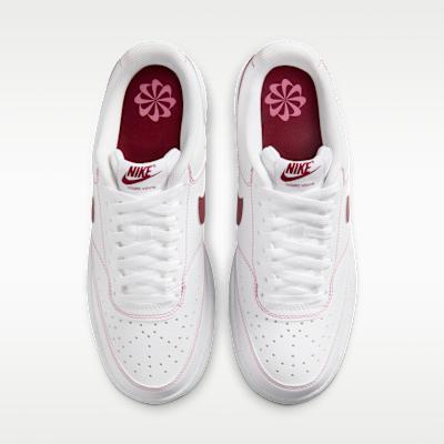 Женские кроссовки Nike Court Vision Скейтбордические кроссовки Женские Белые Красные