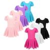 Kids Girls Ballerina Ballet Leotard Dress Gymnastics Ballet Tutu Dress Dancewear Ballet Dance Skirt