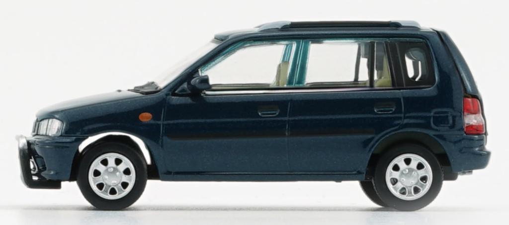 BM CREATIONS 1/64 Mazda Demio (Metro) 1994 Green LHD Finished Product